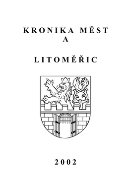 Kronikam Ě St a Litom Ě Ř Ic 2 0
