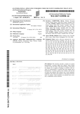 WO 2017/129998 Al 3 August 2017 (03.08.2017) P O P C T