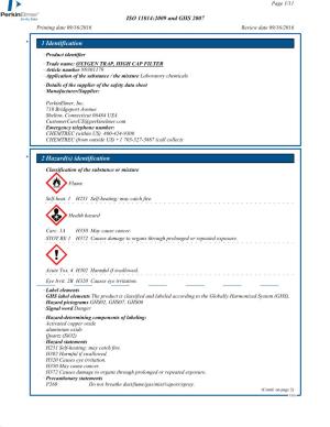 Material Safety Data Sheet ISO 11014:2009 and GHS 2007 Printing Date 09/16/2016 Review Date 09/16/2016