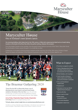 Maryculter House One of Scotland’S Most Historic Hotels