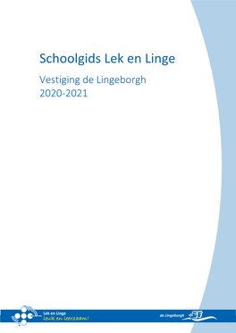 Schoolgids Lek En Linge Vestiging De Lingeborgh 2020-2021