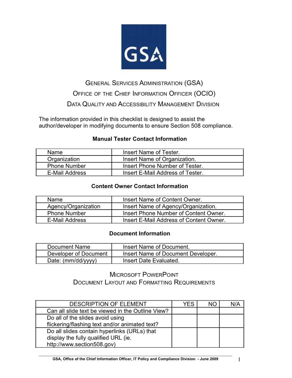 Manual Tester Contact Information