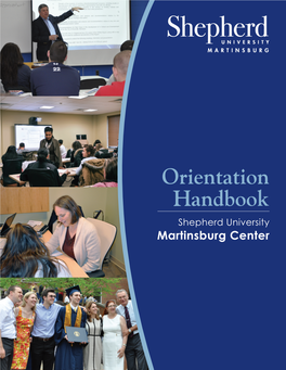 Orientation Handbook Shepherd University Martinsburg Center