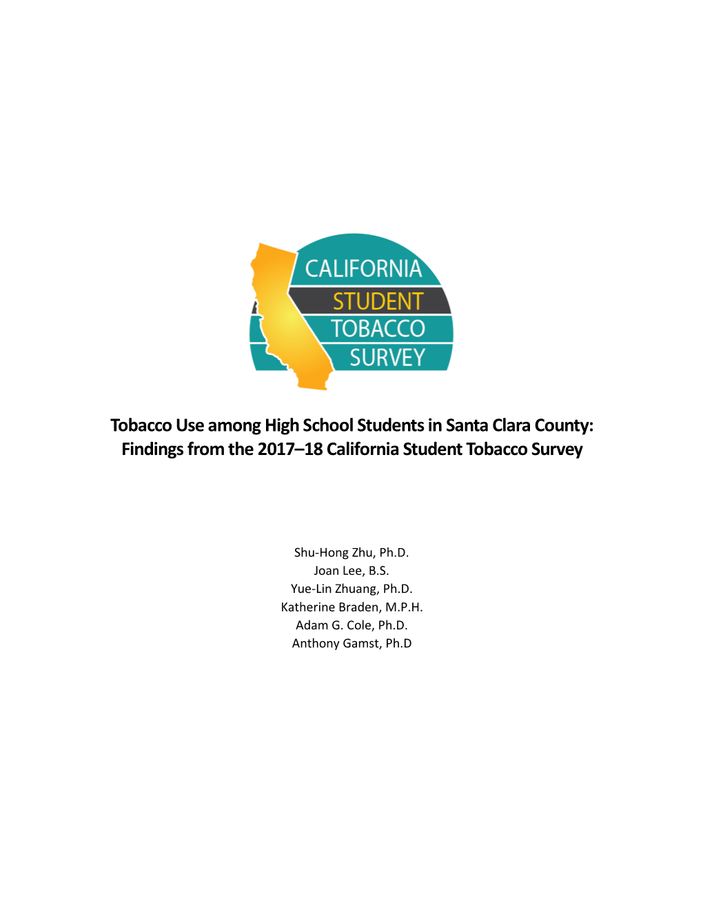 Findings from the 2017-18 California Student Tobacco Survey