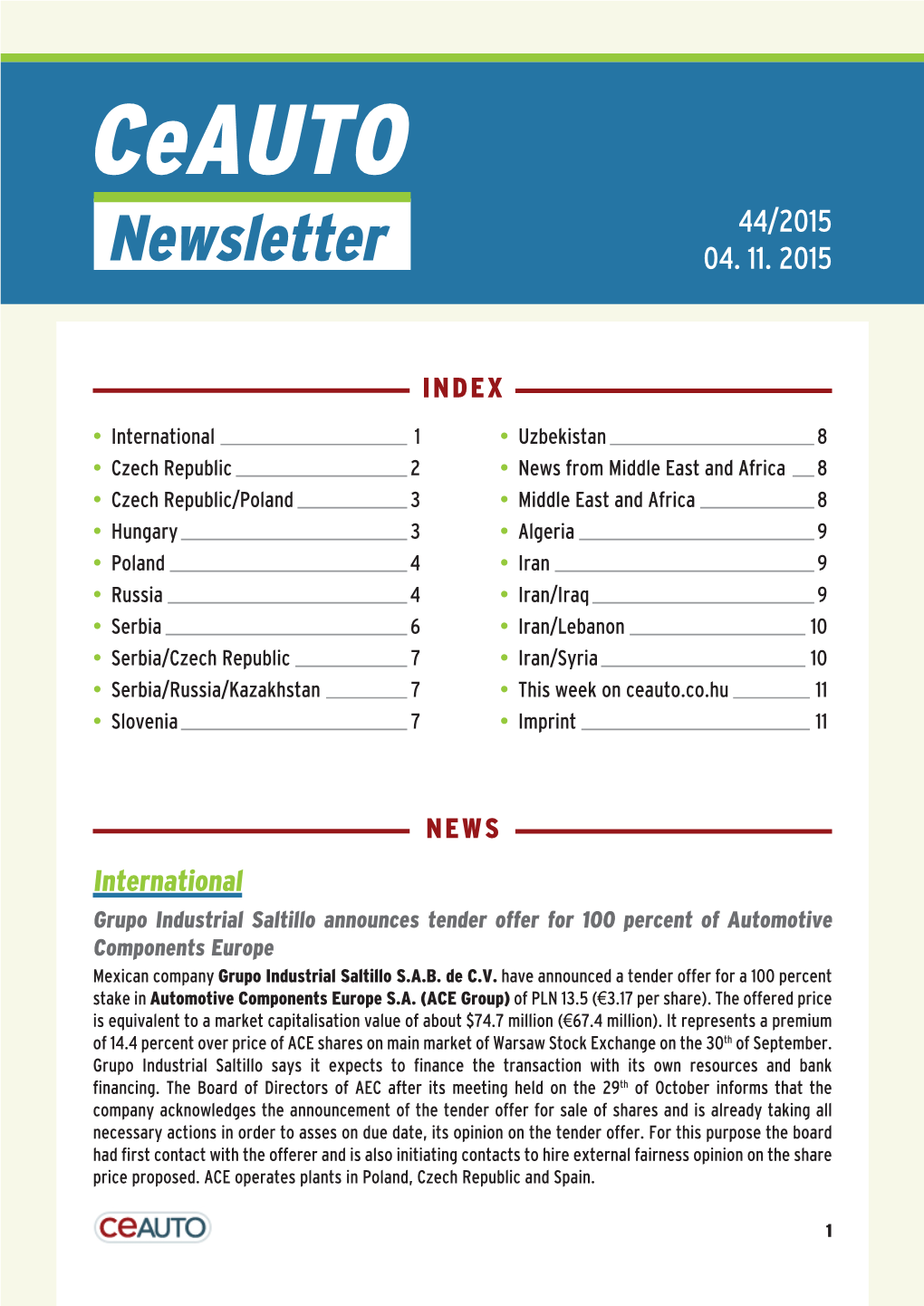 Ceauto 44/2015 Newsletter 04