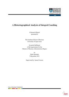 A-Historiographical-Analysis-Of-Integral-Coaching-2011-Mark-Hartnady.Pdf