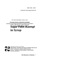 Sugar Palm (Kaong) in Syrup