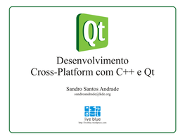 Desenvolvimento Cross-Platform Com C++ E Qt