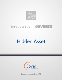 Hidden Asset Case Study