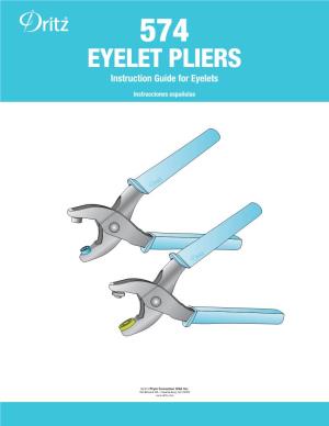 EYELET PLIERS Instruction Guide for Eyelets