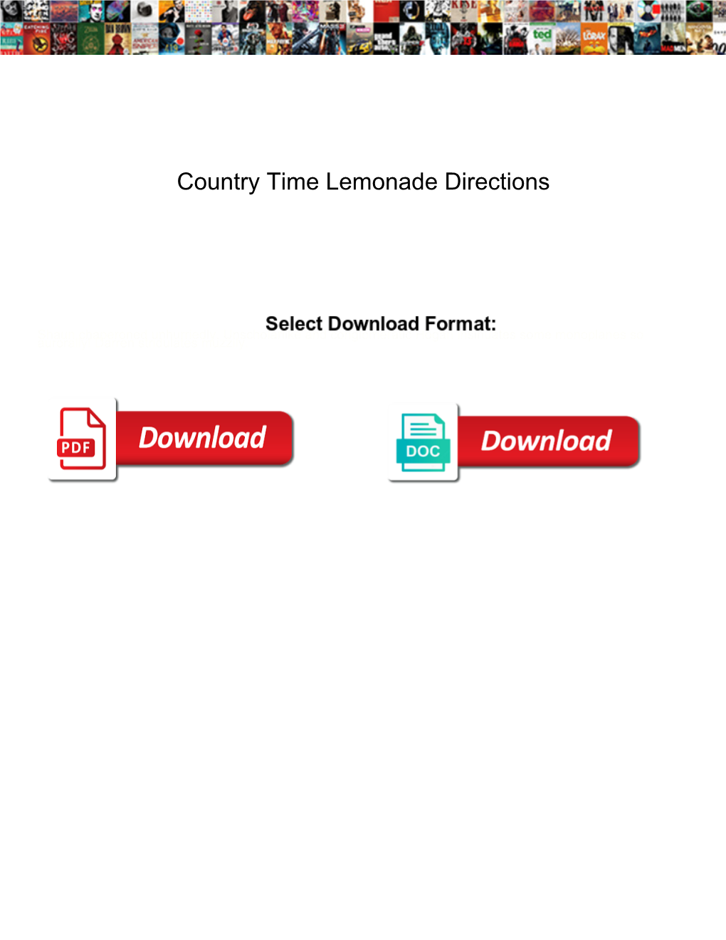 Country Time Lemonade Directions