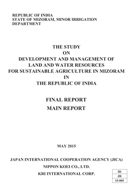 Final Report Main Report