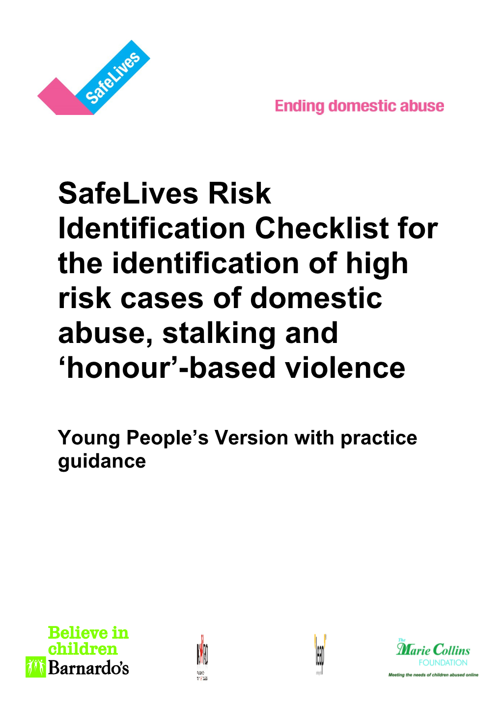 Young People S Version with Practice Guidance