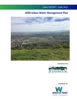 Final 2020 Urban Water Management Plan