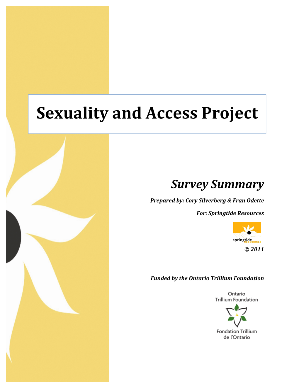 Sexuality and Access Project