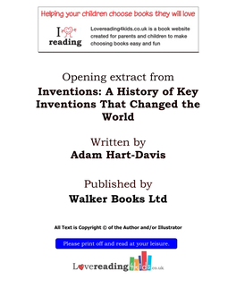 A History of Key Inventions That Changed the World