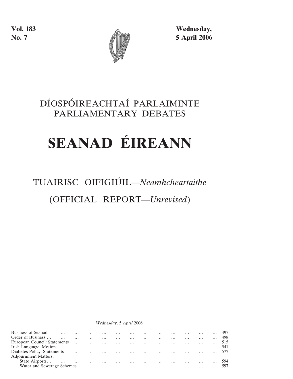 Seanad E´Ireann