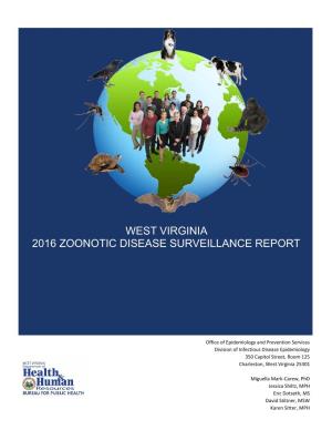 2016 Zoonotic Disease Report