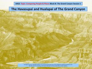 The Havasupai and Hualapai of the Grand Canyon