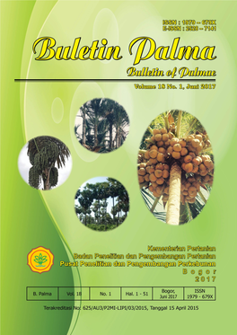 Buletin Palma (Bulletin of Palmae) Volume 18 No