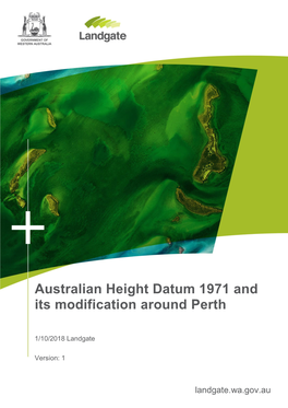 Australian Height Datum 1971 and Its Modification Around Perth