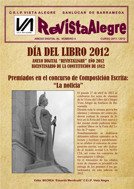 Revistalegre” Año 2012 Bicentenario De La Constitución De 1812