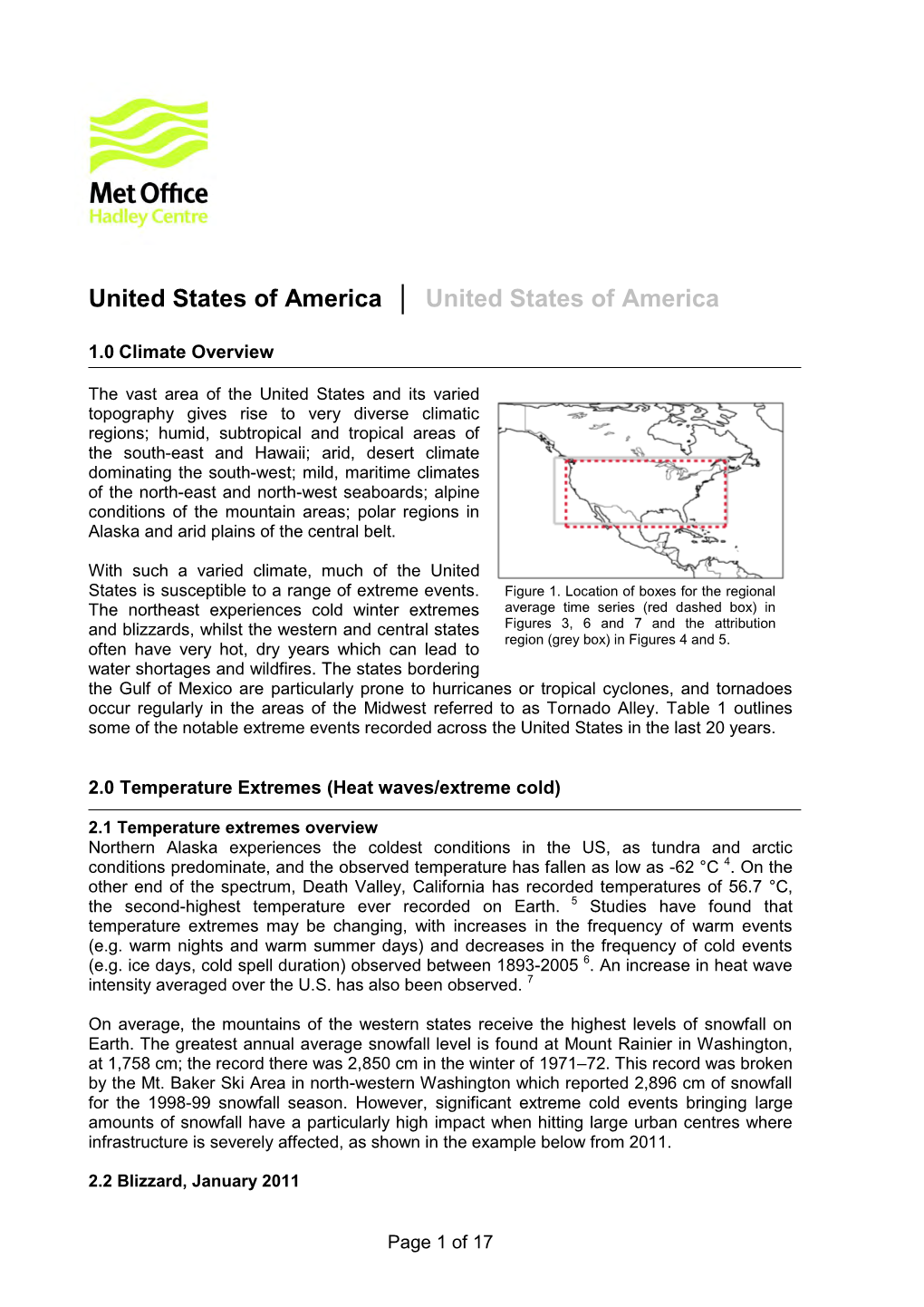 Met Office-USA Climate Overview.Pdf