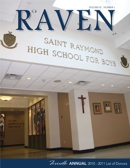 2011 List of Donors RAVEN