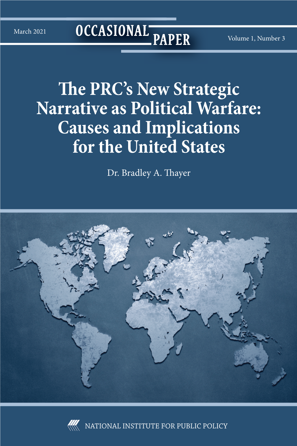 E PRC's New Strategic Narrative As