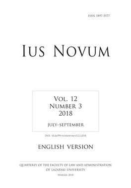 Ius Novum 3-18.Indd
