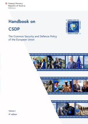 Handbook on CSDP