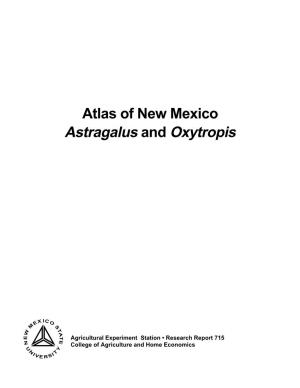 Atlas of New Mexico, Astragalus and Oxytropis