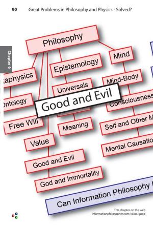 Good and Evil and Good Great Problems in Philosophy and Physics - Solved? Physics and Philosophy in Problems Great 90 Chapter 6 Good Andevilgood of Most Dualisms