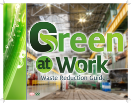 Waste Reduction Guide the State of Waste Reduction
