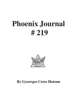 Phoenix Journal # 219