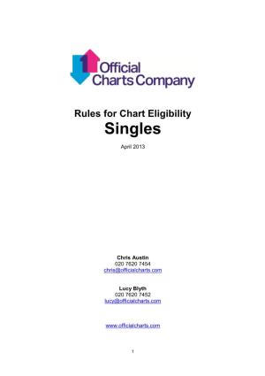 Rules for Chart Eligibility: Singles