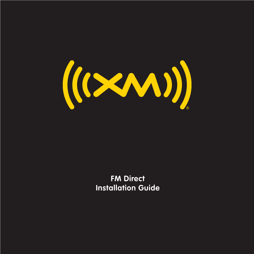 FM Direct Installation Guide Introduction Overview