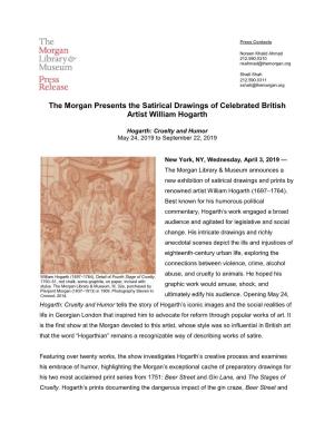 The Morgan Presents the Satirical Drawings of Celebrated British