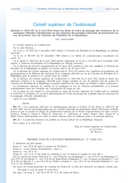 JOURNAL OFFICIEL DE LA RÉPUBLIQUE FRANÇAISE Texte 77 Sur 99
