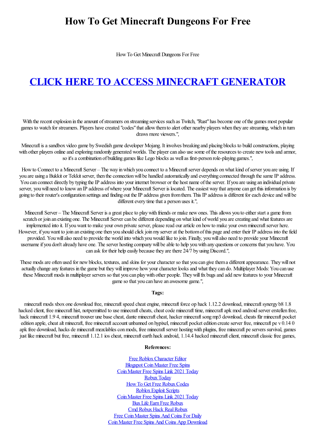 How to Get Minecraft Dungeons for Free