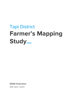 Farmer's Mapping Study