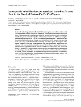 Interspecific Hybridization and Restricted Trans-Pacific Gene Flow In