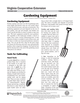 Gardening Equipment Alex X