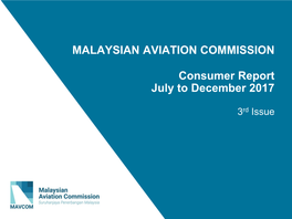 Consumer Report (July 2017 – December 2017)