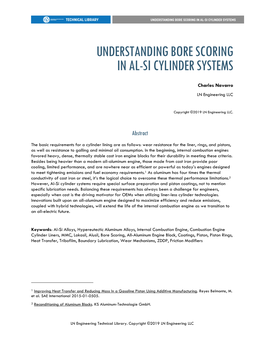 Understanding Bore Scoring in Al-Si Cylinder Systems
