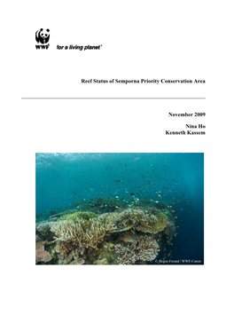 Reef Status of Semporna Priority Conservation Area November 2009