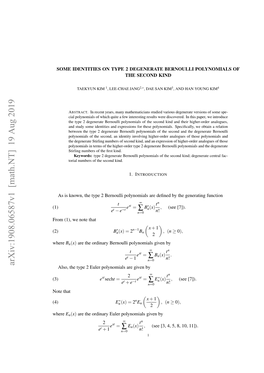 Some Identities of Type 2 Degenerate Bernoulli Polynomials of the Second