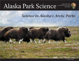 Download a Full Copy of Volume 16, Issue 1 of Alaska Park Science