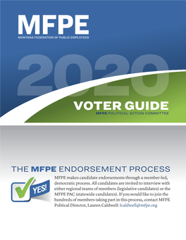 Voter Guide Mfpe Political Action Committee