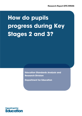 How Do Pupils Progress During Key Stages 2 and 3?